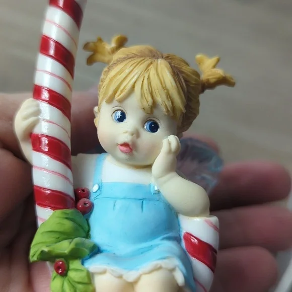 Little Kitchen Fairies Candy Cane Fairie By Enesco - Picture 9 of 9